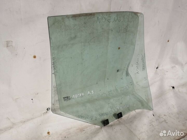 Стекло двери задней левой Renault Symbol