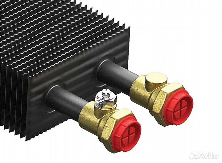 Конвектор внутрипольный atrium-75 Thermo-1м