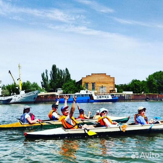 Сплав на байдарках в Ростове и Азове 1 день