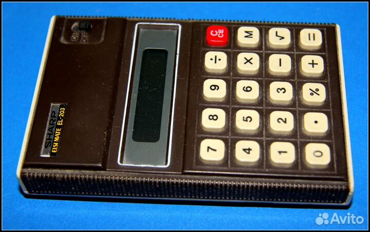 Винтажный калькулятор Sharp Elsi Mate EL-203 1970
