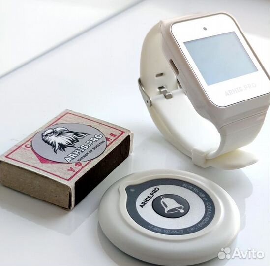 Беспроводная система/кнопка вызова персонала часы