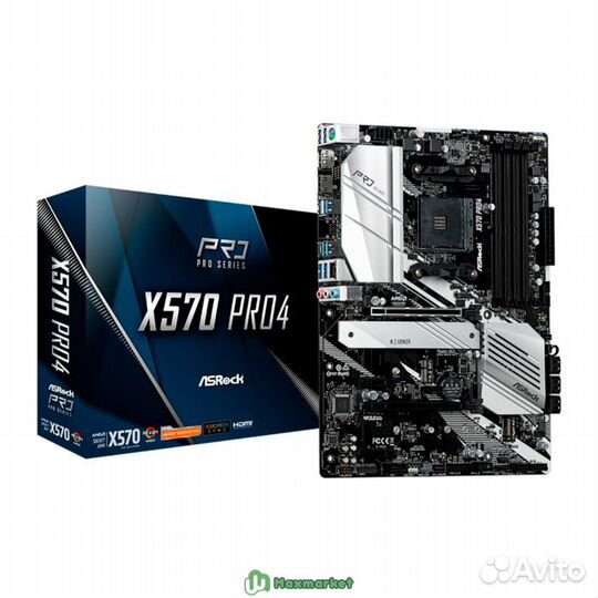 Материнская плата Asrock X570 PRO4
