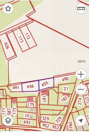 Участок 13 сот. (СНТ, ДНП)