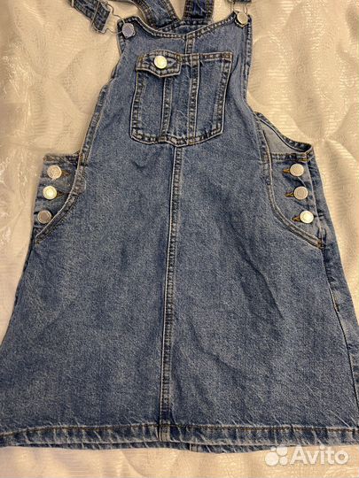 Джинсовое платье zara