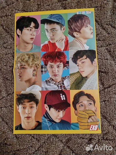 Плакаты EXO, Monstax, Pink