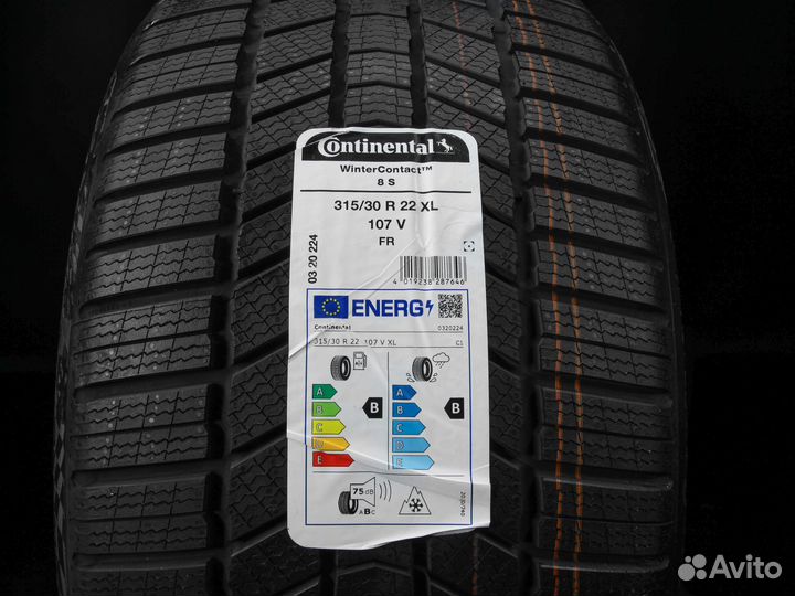 Continental WinterContact 8S 295/35 R21 и 315/30 R22 115V