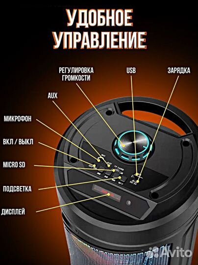 Беспроводная Bluetooth колонка ZQS6212