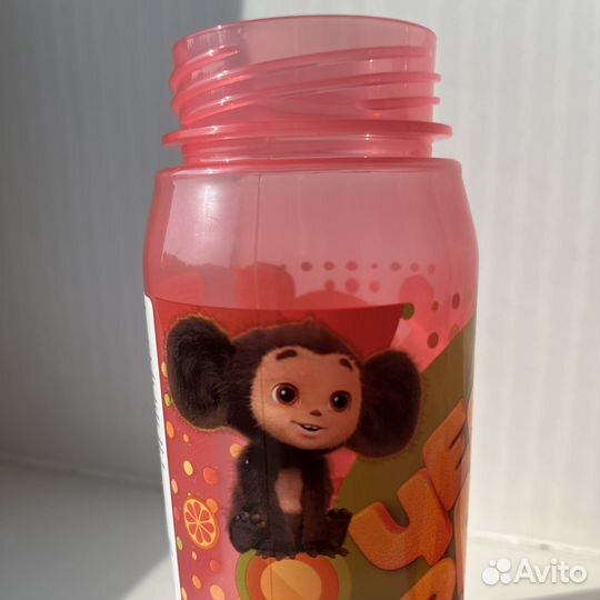 Детская бутылочка Поильник Чебурашка