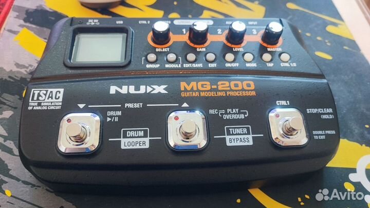 Гитарный процессор NUX MG-200