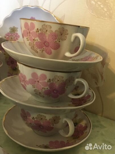 Чайный сервиз лфз СССР Попредметно