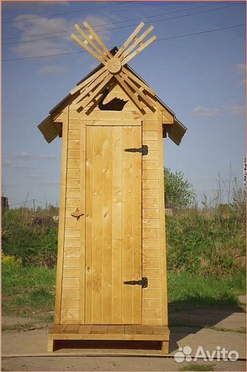 Дачный туалет с дельфином жтз 056