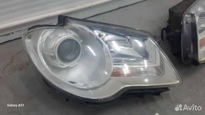 Volkswagen touran фара рестайлинг