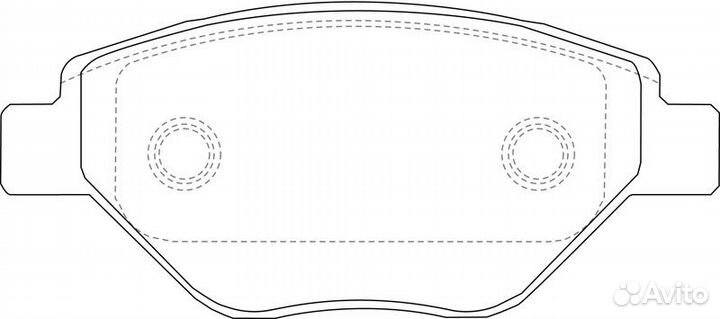 Тормозные колодки BP43362* SB nagamochi (импорт