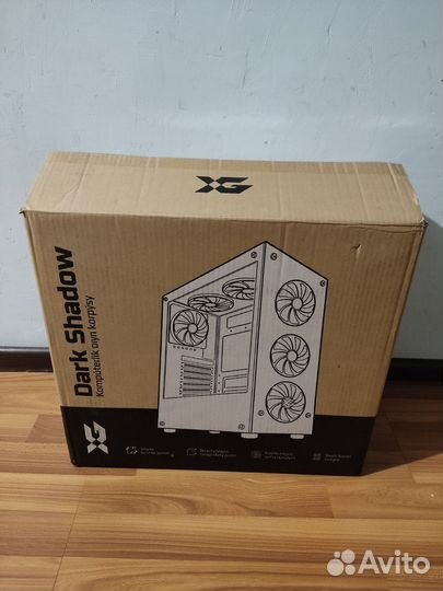 Новый корпус atx закалённое стекло