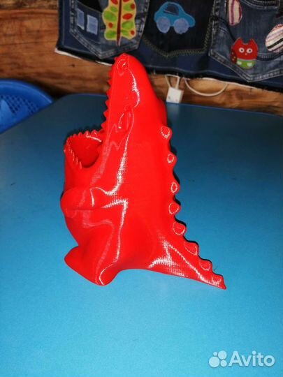 Карандашница органайзер динозавр