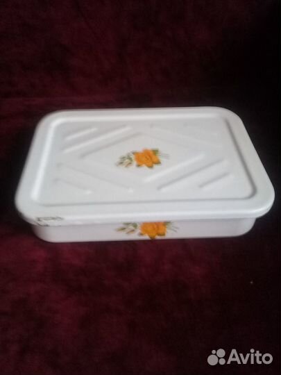 Лоток эмалированный для холодца