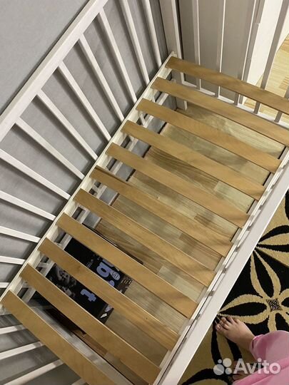 Кровать для новорожденных с матрасом