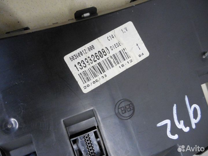 Панель приборов Ducato 244 (+елабуга) 2002