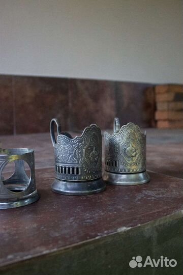 Подстаканники антиквариат