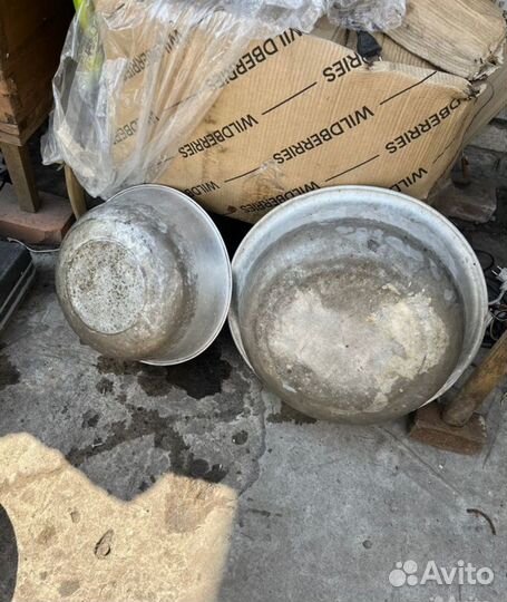 Таз алюминиевый/доска для стирки