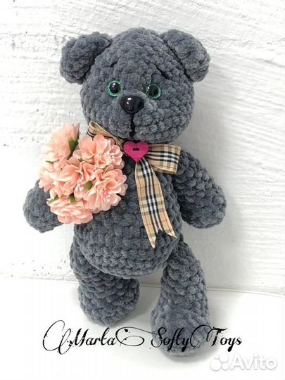 Мишка-джентльмен из плюша