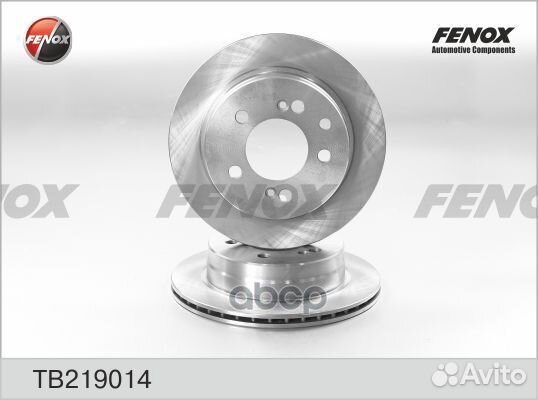 Диск тормозной зад прав/лев TB219014 fenox