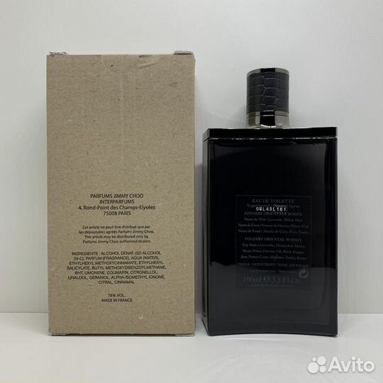 Jimmy Choo - Man Intense 100ml Оригинал Тестер