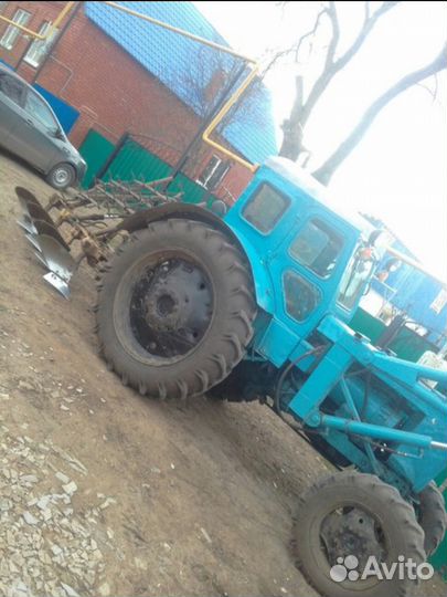 Вспашка на тракторе т-40