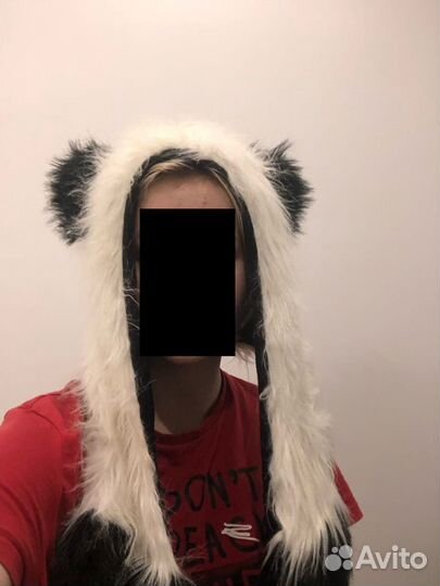 Шапка панды