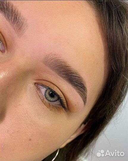 Наращивание ресниц, коррекция брови и перманент