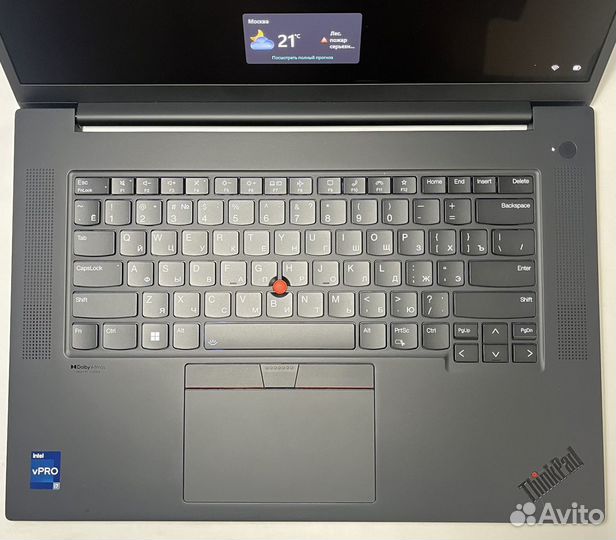 Lenovo Thinkpad p1 gen 6(i7-a4000-64-2tb-4k oled)