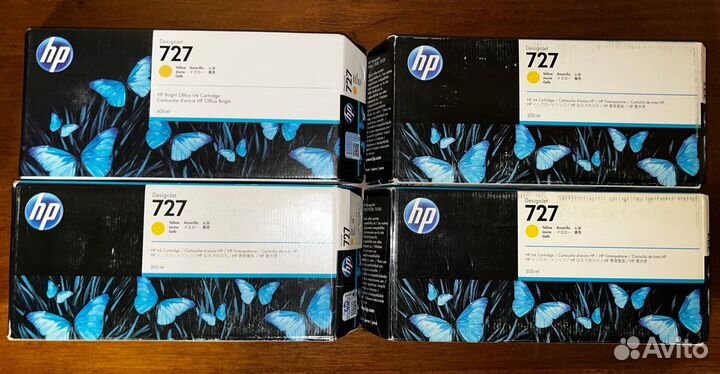 Картридж HP 727 F9J78A Yellow