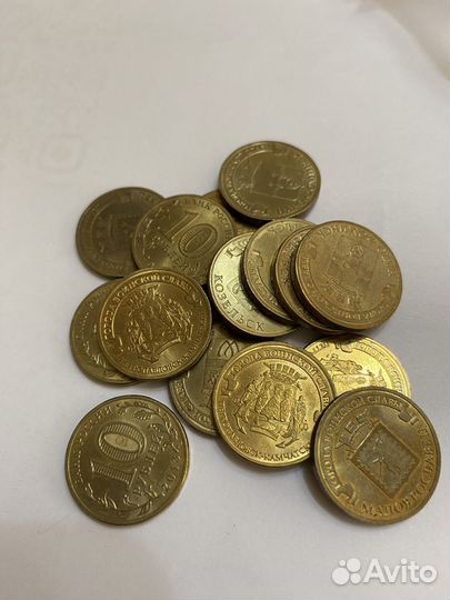 Юблилейные монеты 10 рублей