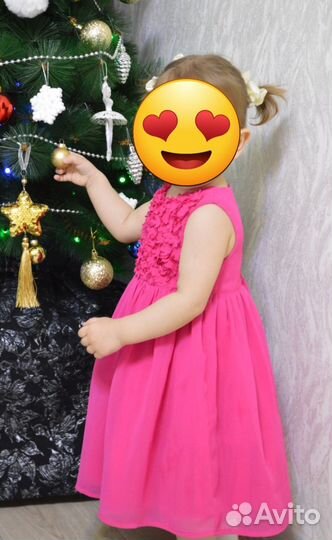 Праздничное платье для девочки mothercare 86 92