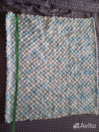 Плед детский вязаный