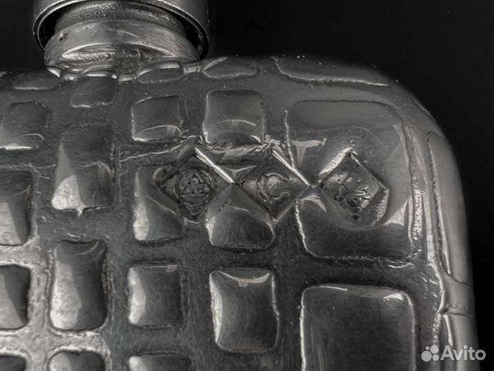 Винтажная фляга, Англия, олово, серебрение