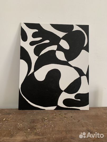 Интерьерная картина абстракция акрил