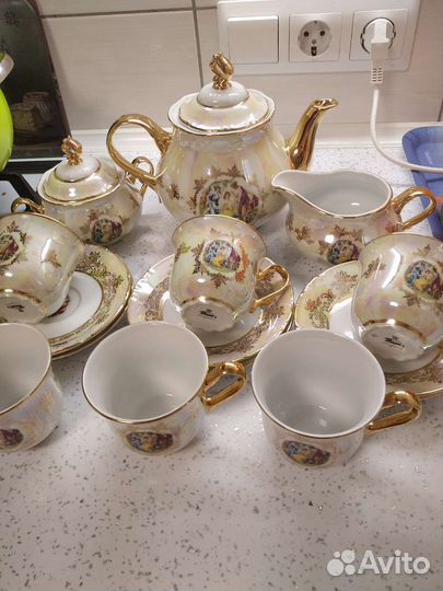 Сервиз чайный Мадонна, Чехия и блюдо сервировочное