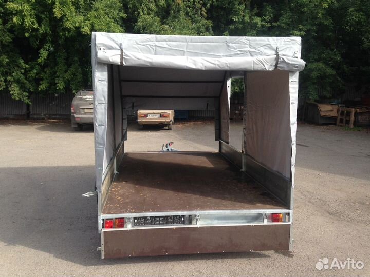 Прицеп легковой 3400х1900х290 для2х-снегоходов