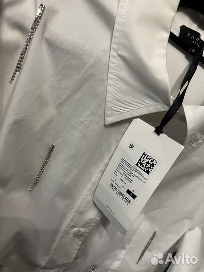 Рубашка белая женская