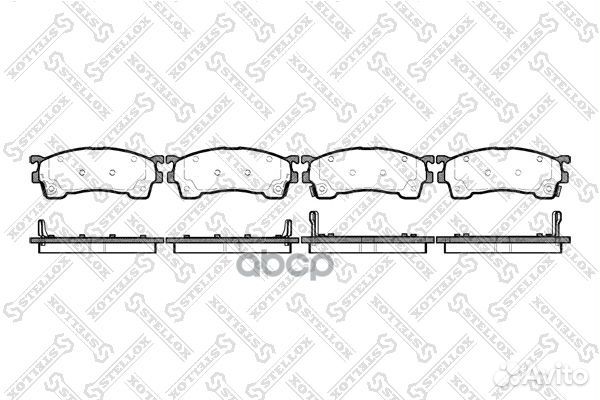 Колодки дисковые п. mazda 626 1.8-2.5 2. перед