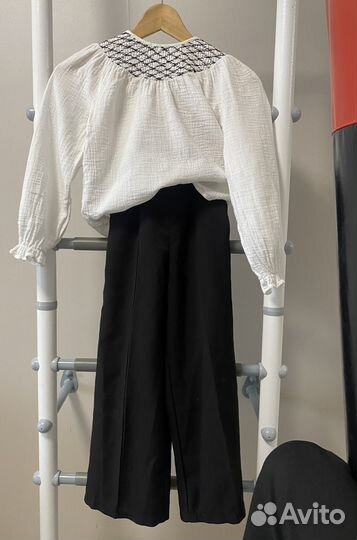 Блуза муслиновая Mango для девочки