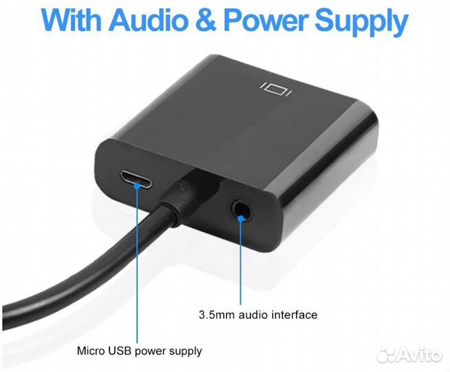 Адаптер hdmi (m) - VGA (f)