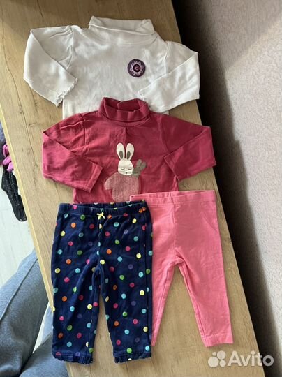 Вещи пакетом на девочку 74 hm next