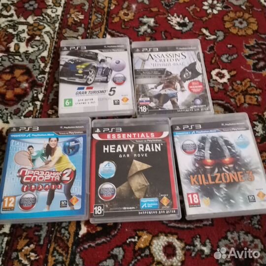 Sony PS3 диски лицензии 15 шт