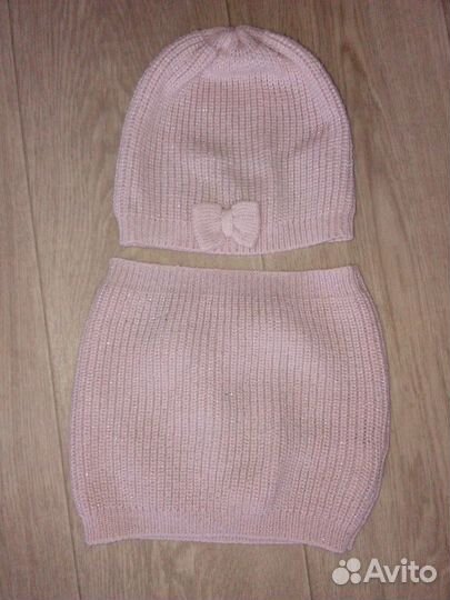 Комплект шапка, шарф