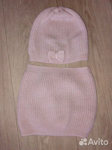 Комплект шапка, шарф
