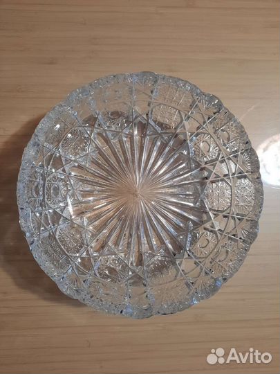 Хрустальный салатник СССР
