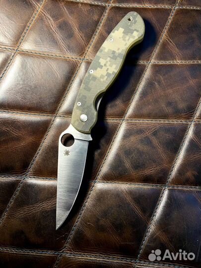 Нож Spyderco military s30v оригинал