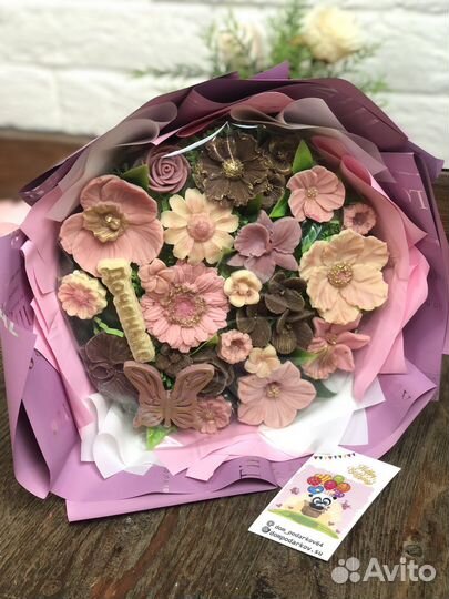 Съедобные букеты, шоколадные пельмени